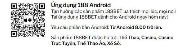 Cách tải app 188bet cho android
