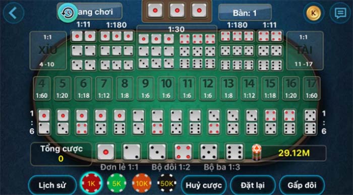 Game tài xỉu trực tuyến