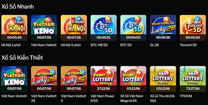 Xổ số trực tuyến 188BET